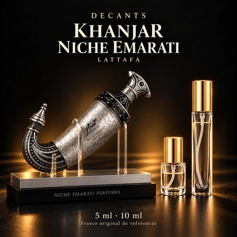 Decant · Lattafa - Khanjar Niche Emarati · 5 ml y 10 ml