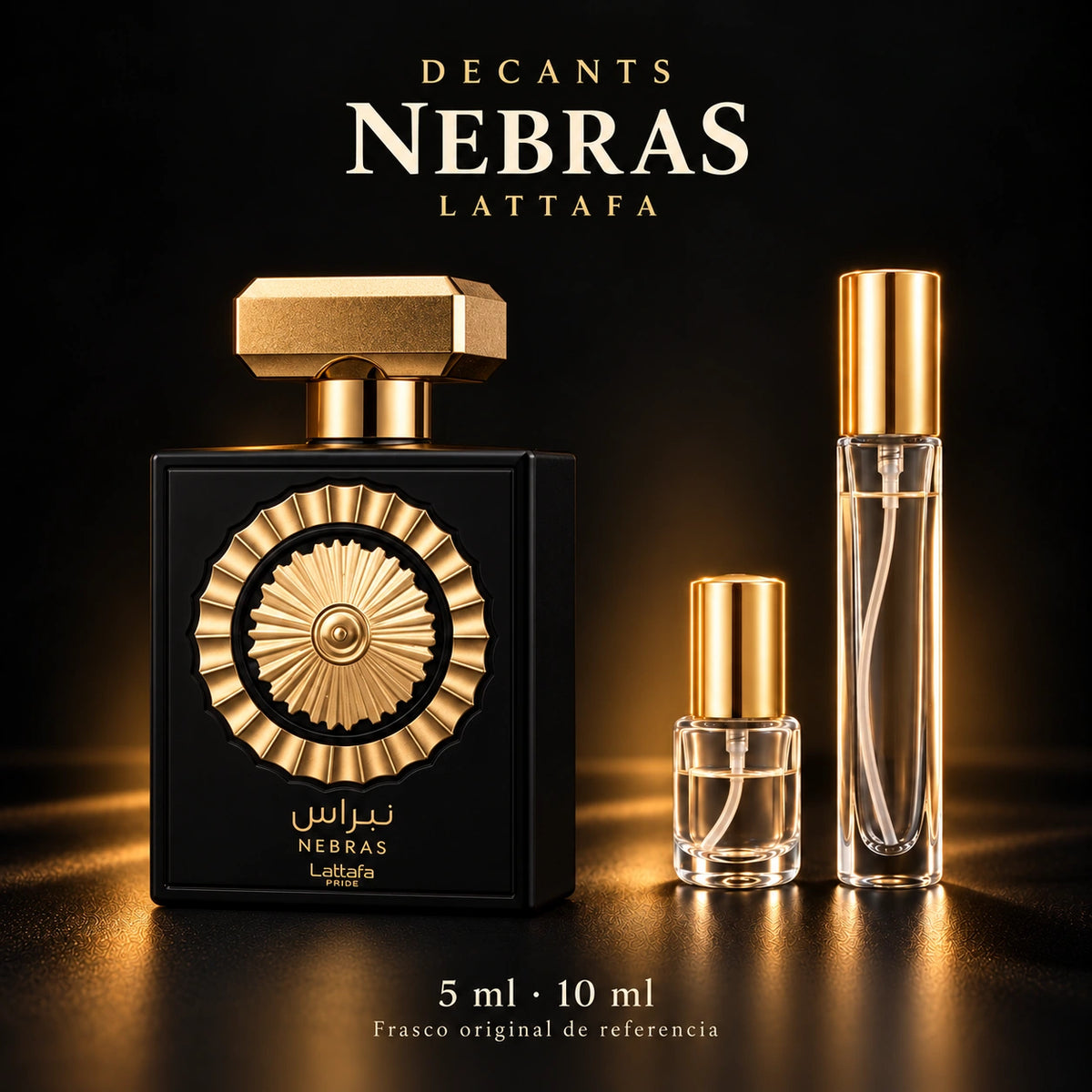 Decant · Lattafa - Nebras · 5 ml y 10 ml