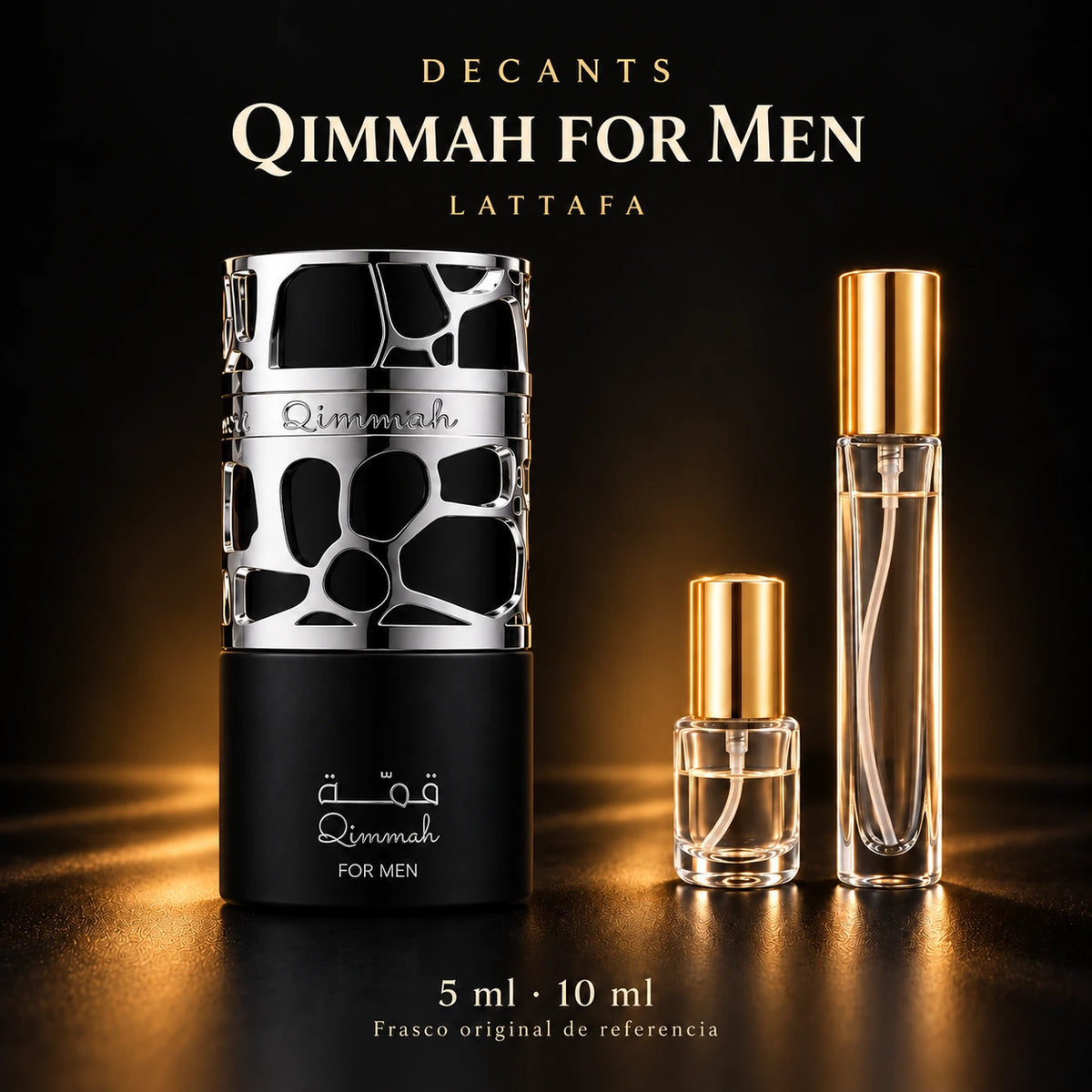 Decant · Lattafa - Qimmah For Men · 5 y 10 ml · 5 ml y 10 ml
