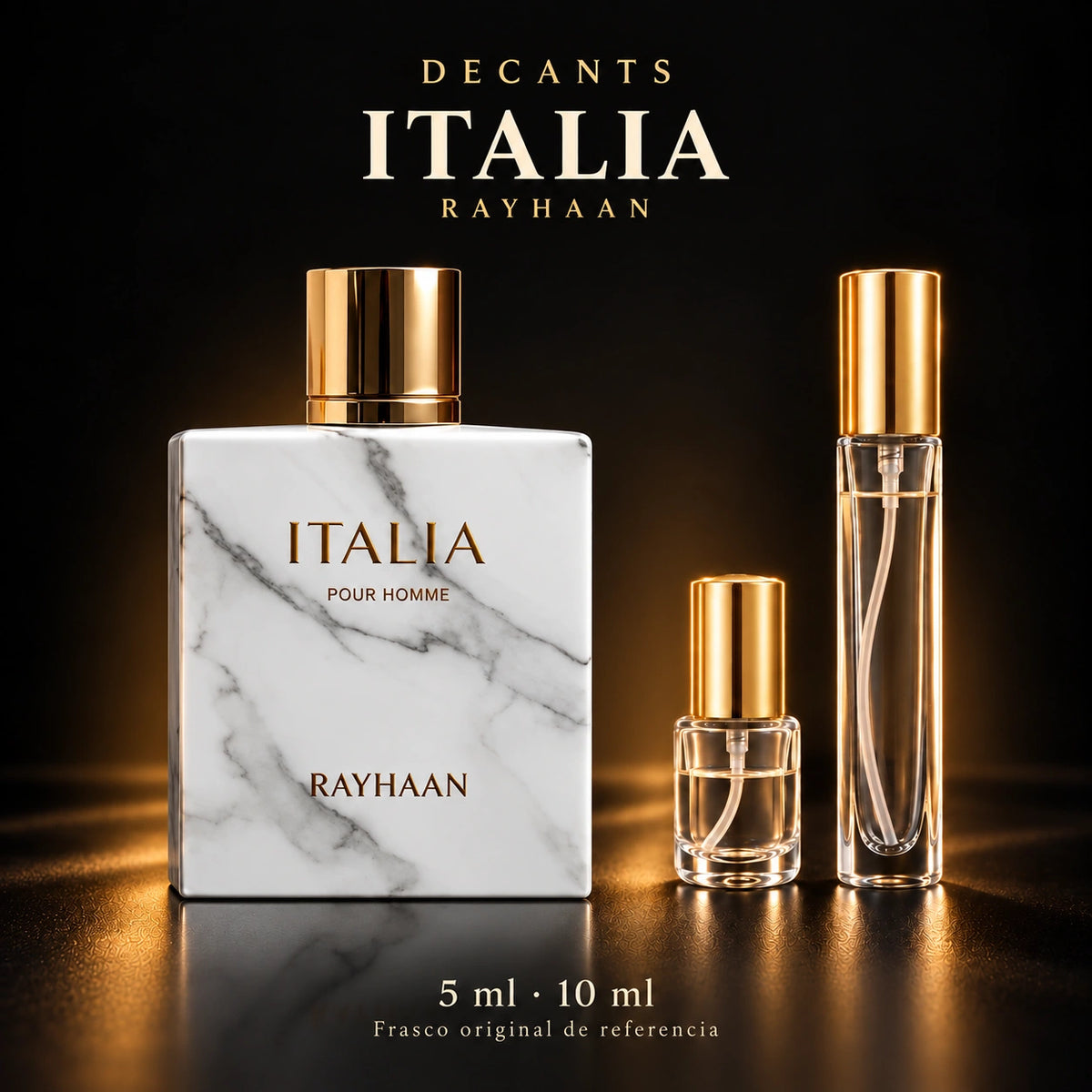 Decant · Rayhaan Italia · 5 ml y 10 ml