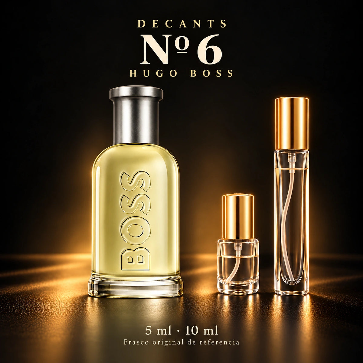 Decant · Hugo Boss Nº6 masculino · 5 y 10 ml · 5 ml y 10 ml