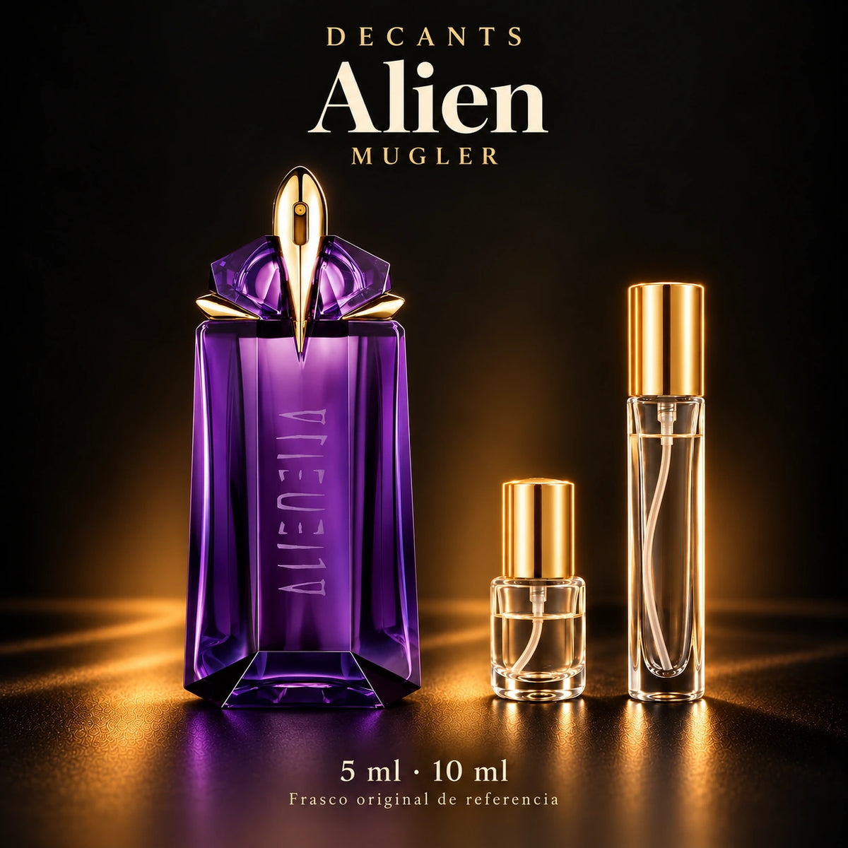 Decant · Mugler Alien EDP recargable · 5 y 10 ml · 5 ml y 10 ml