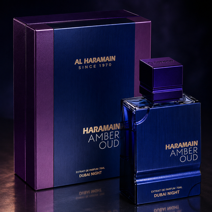 al haramain - amber oud dubai night
