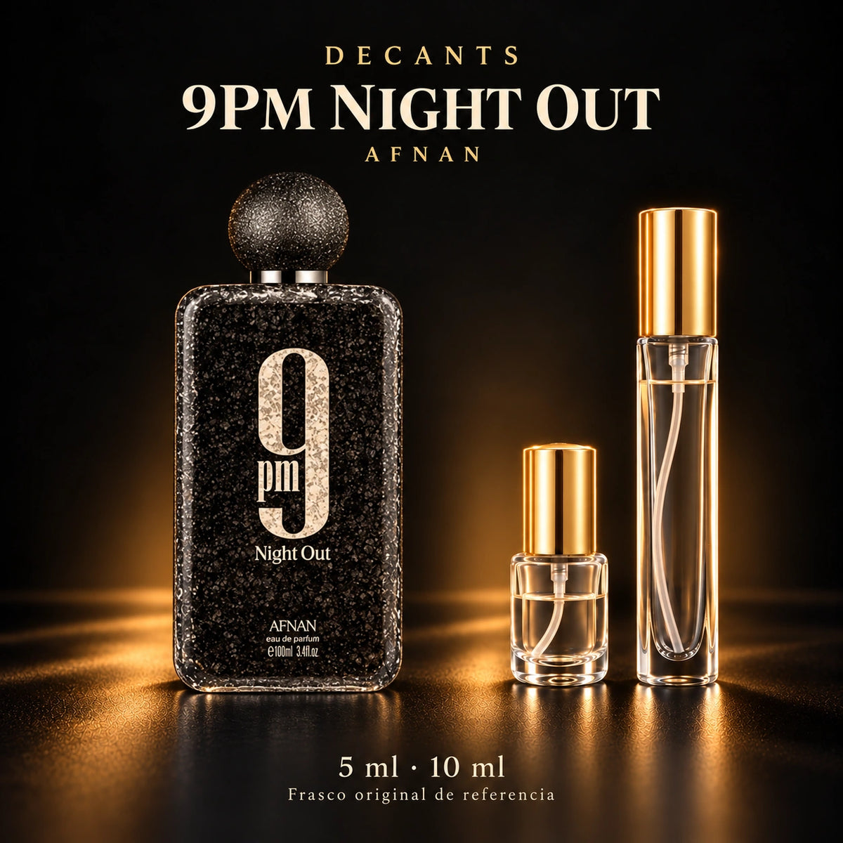 Decant · Afnan - 9PM Night Out · 5 ml y 10 ml