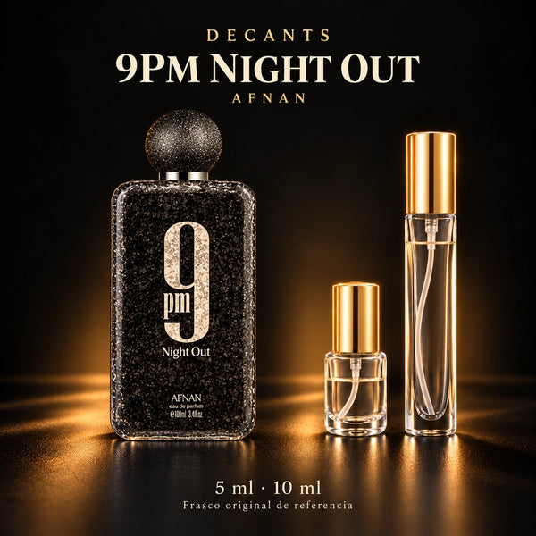 Decant · Afnan - 9PM Night Out · 5 ml y 10 ml