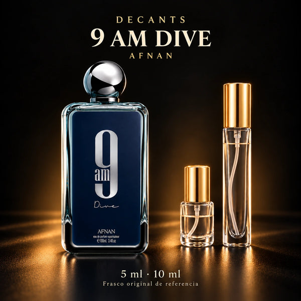 Decant · Afnan - 9 AM Dive · 5 ml y 10 ml