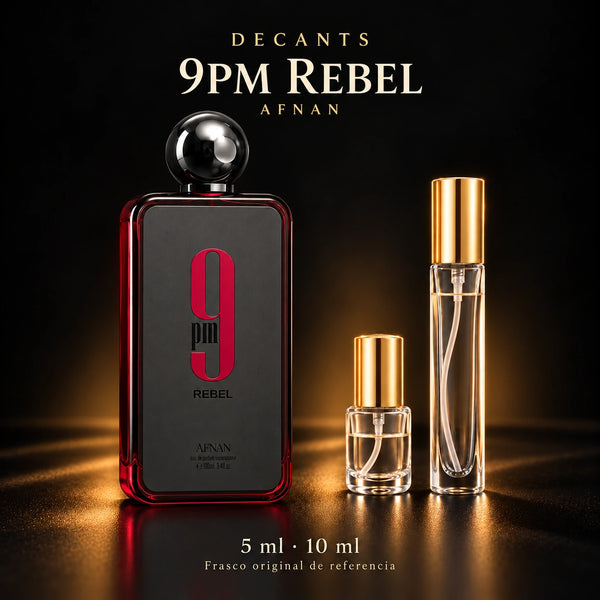 Decant · Afnan - 9PM Rebel · 5 ml y 10 ml
