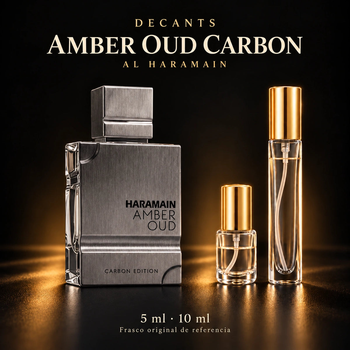 Decant · Al Haramain - Amber Oud Carbon · 5 ml y 10 ml