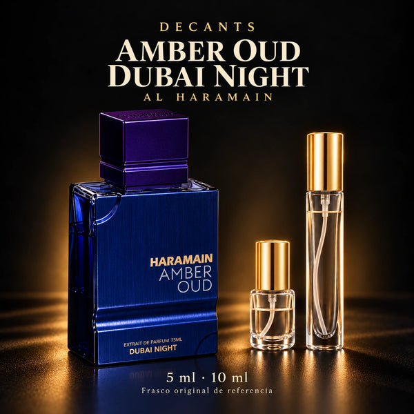 Decant · Al Haramain - Amber Oud Dubai Night · 5 ml y 10 ml