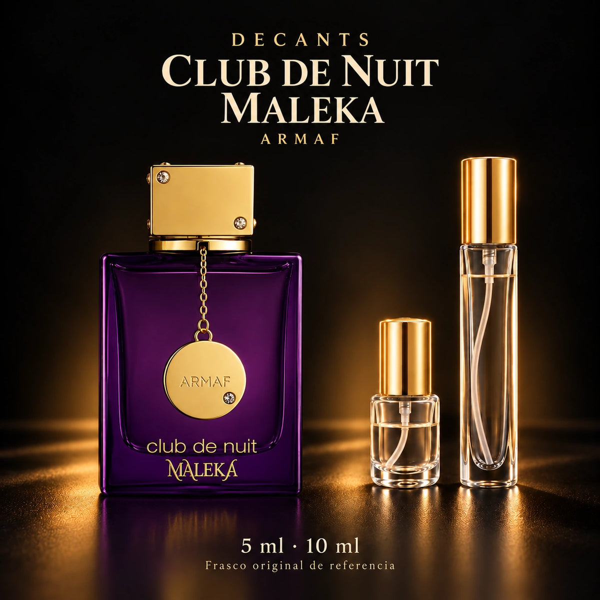 Decant · Armaf - Club De Nuit Maleka · 5 ml y 10 ml