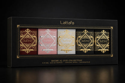 pack x5 lattafa badee al oud collection