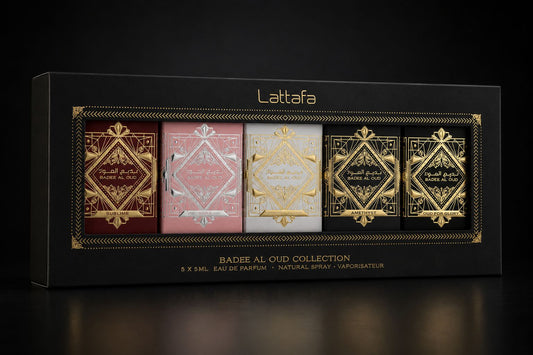pack x5 lattafa badee al oud collection