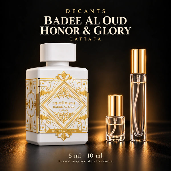 Decant · Lattafa - Badee Al Oud Honor & Glory · 5 ml y 10 ml