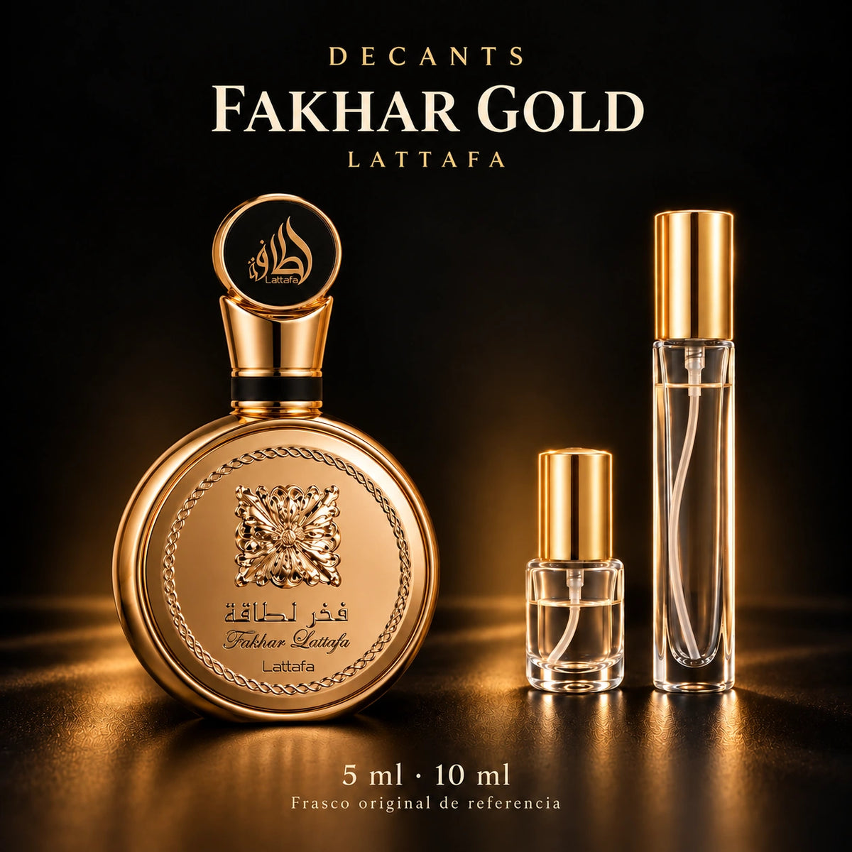 Decant · Lattafa - Fakhar Gold · 5 ml y 10 ml