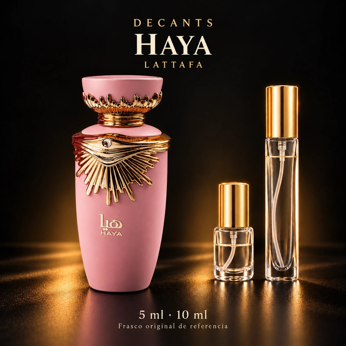 Decant · Lattafa - Haya · 5 ml y 10 ml