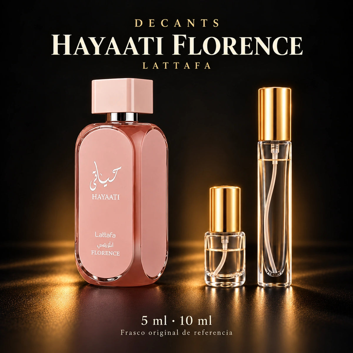 Decant · Lattafa - Hayaati Florence · 5 ml y 10 ml