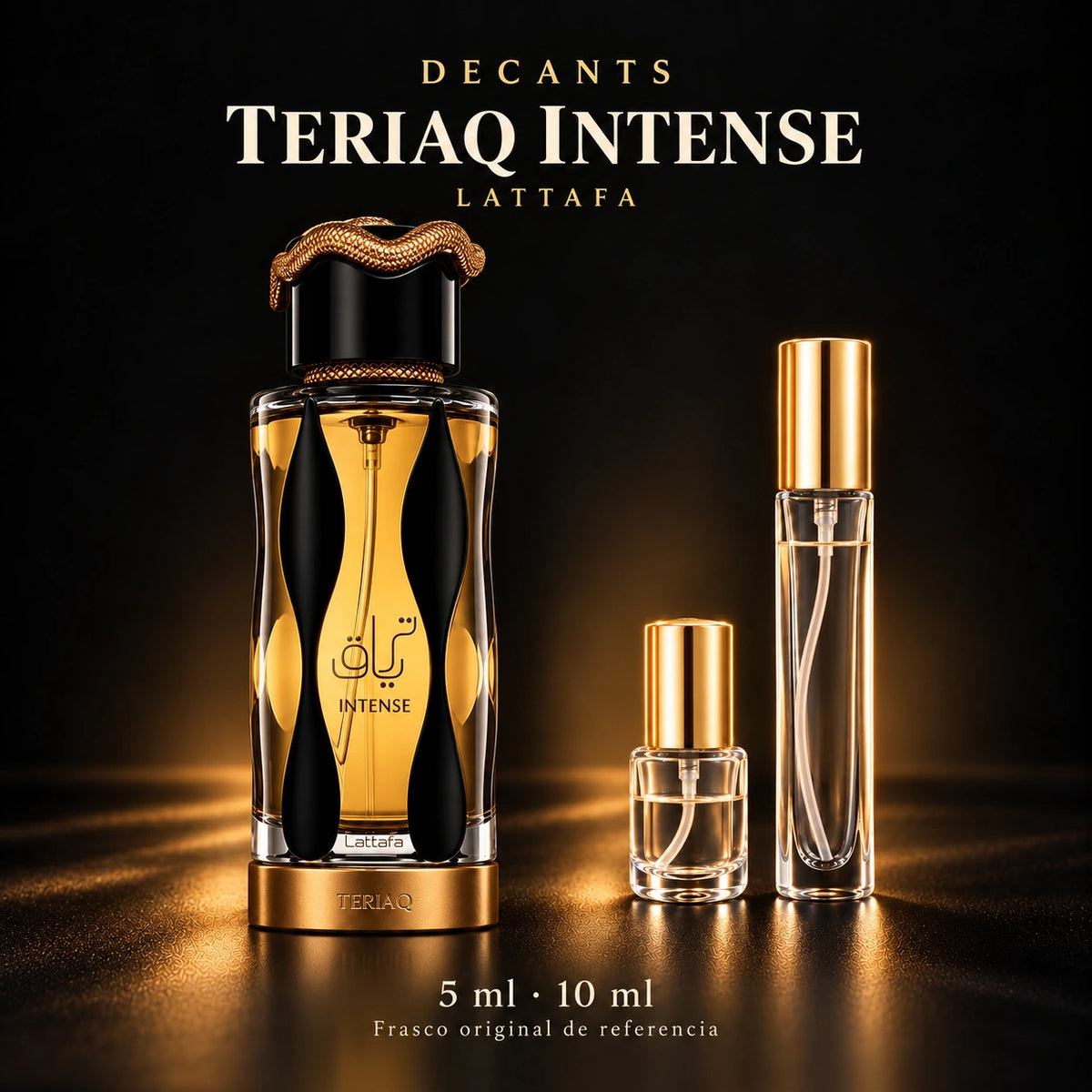 Decant · Lattafa - Teriaq Intense · 5 ml y 10 ml