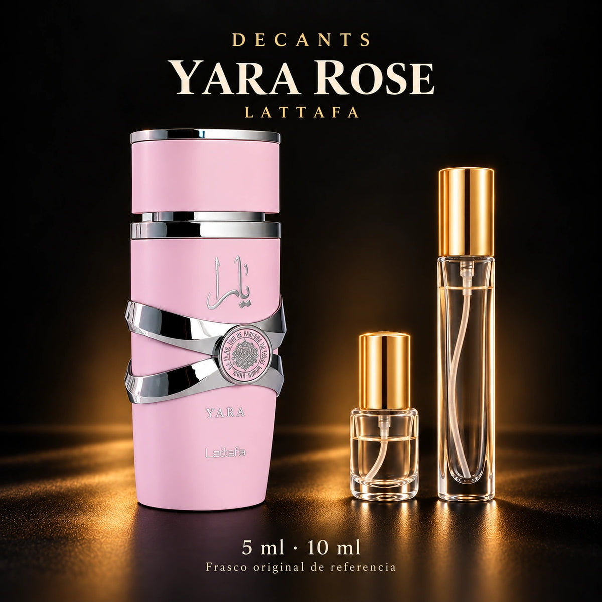Decant · Lattafa - Yara Rose · 5 ml y 10 ml