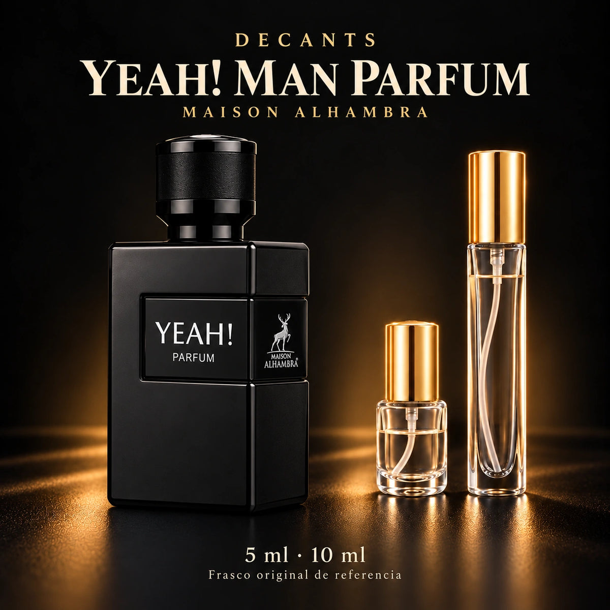 Decant · Maison Alhambra - Yeah! Man Parfum · 5 ml y 10 ml