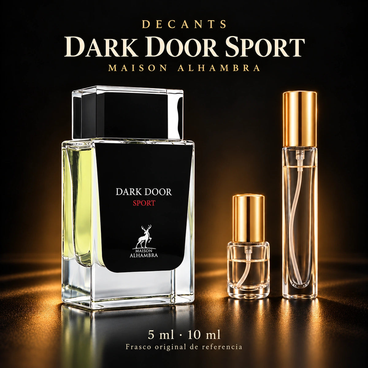Decant · Maison Alhambra - Dark Door Sport · 5 ml y 10 ml