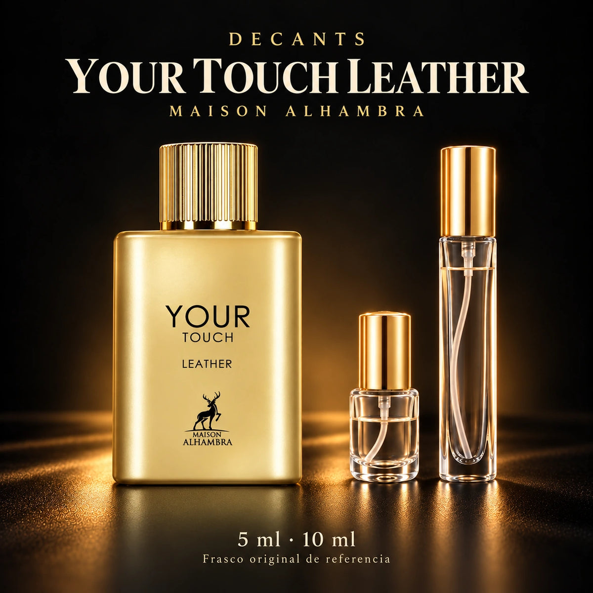 Decant · Maison Alhambra - Your Touch Leather · 5 ml y 10 ml