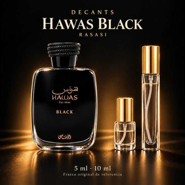 Decant · Hawas Black · 5 ml y 10 ml