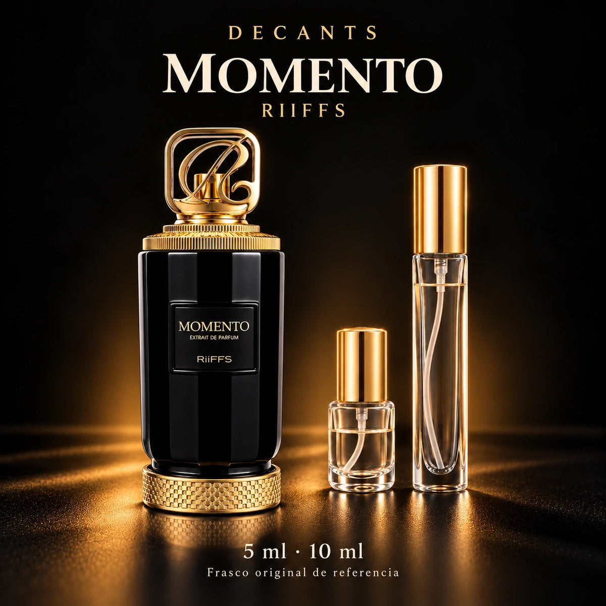 Decant · Momento Riff · 5 ml y 10 ml