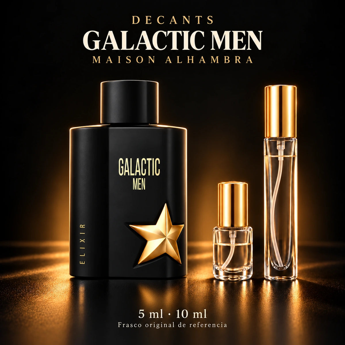Decant · Galactic man · 5 y 10 ml · 5 ml y 10 ml
