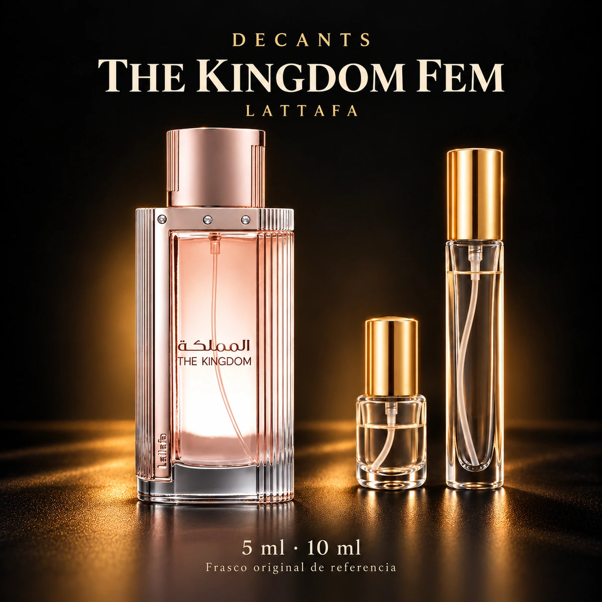 Decant · Lattafa - the kingdom fem · 5 ml y 10 ml