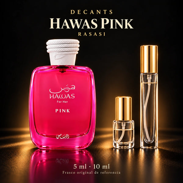 Decant · Rasasi Hawas Pink EDP 100ml · 5 ml y 10 ml