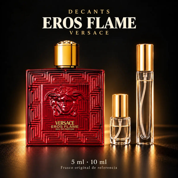 Decant · Versace Eros Flame EDP · 5 y 10 ml · 5 ml y 10 ml