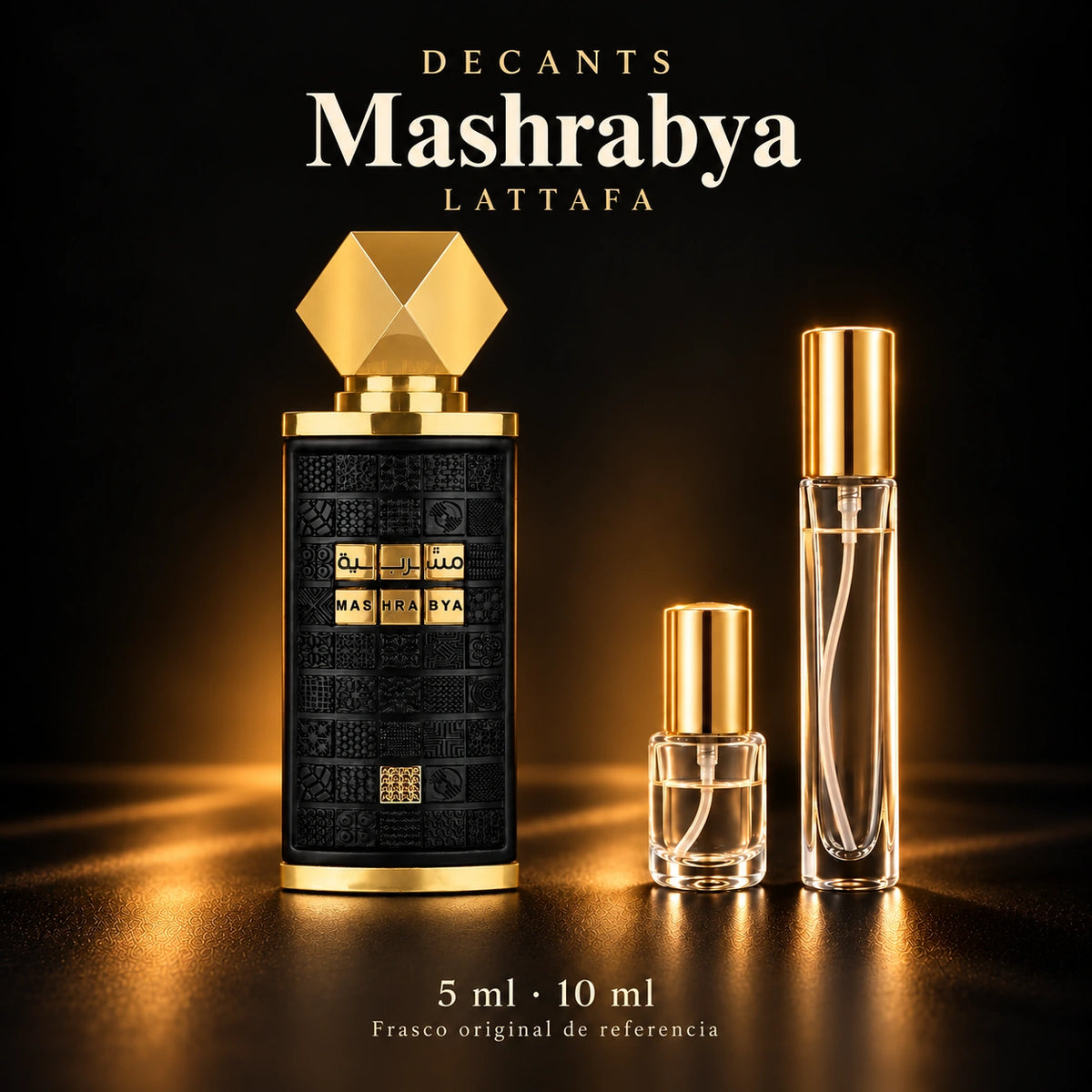 Decant · Lattafa Mashrabya EDP · 5 y 10 ml · 5 ml y 10 ml