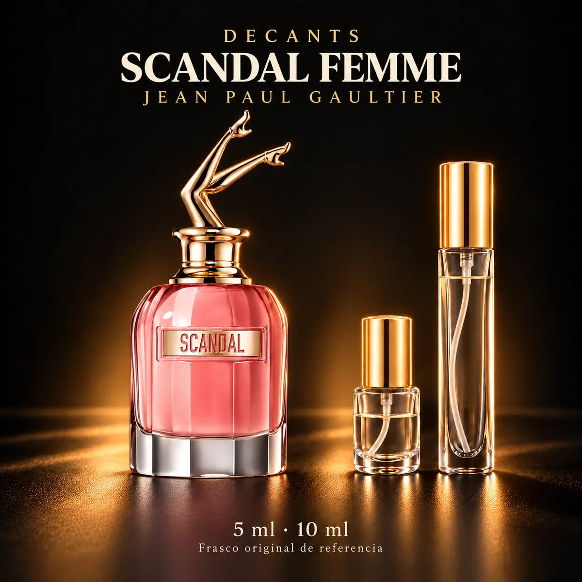 Decant · Jean Paul Gaultier Scandal Femme EDP · 5 y 10 ml · 5 ml y 10 ml