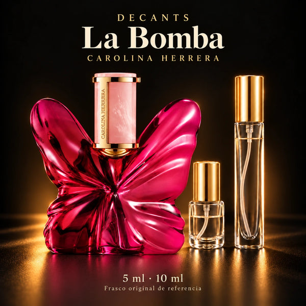 Decant · Carolina Herrera La Bomba EDP · 5 y 10 ml · 5 ml y 10 ml