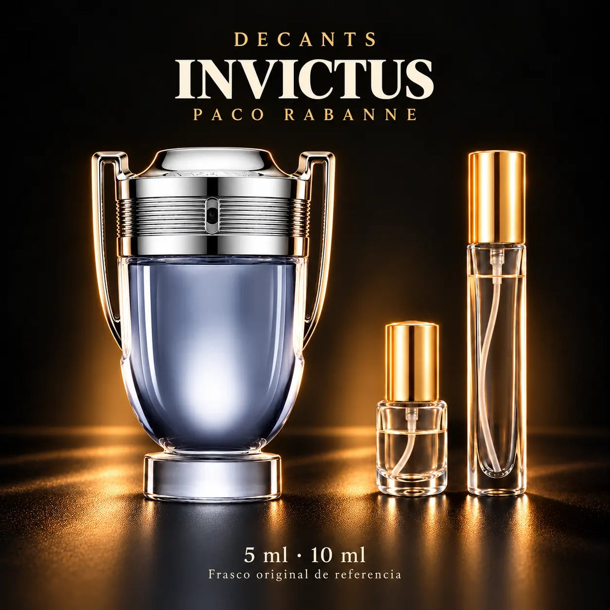 Decant · Paco Rabanne Invictus EDT · 5 y 10 ml · 5 ml y 10 ml
