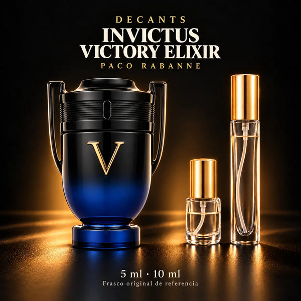 Decant · Paco Rabanne Invictus Victory Elixir Parfum Intense · 5 y 10 ml · 5 ml y 10 ml